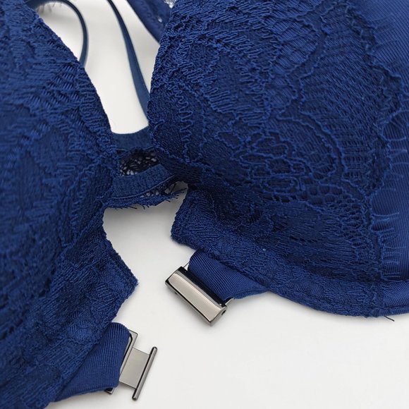 Auden Women Smart Blue Bra Size 32C - Picture 5 of 7